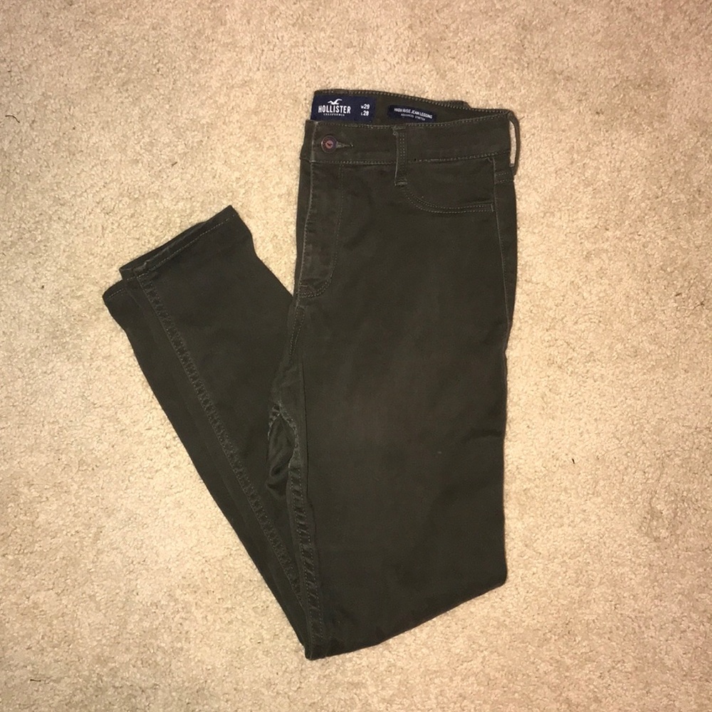Hollister 9R Olive Green Jeggings